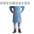 牛皮电焊服焊工工作服防烫耐高温氩弧焊耐磨劳保服防护服围 蓝色高领120cm（加里衬） XXL