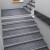 HKNA楼梯踏步垫家用复式抗滑垫子隔音旋转阶梯式满铺台阶地垫 免洗楼梯垫-大理石纹理黑色 26x75cm(无折边)