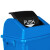 格圣奇摇盖分类垃圾桶大号果皮桶室外环卫桶C5142可回收物100L