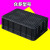 防静电周转箱零件盒ESD电子元件盒导电箱黑色塑料养龟箱子收纳筐 A6#:545*420*235mm