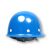 诺瑞斯安 安全帽工地透气款免费印字圆形防砸建筑工程防护工人头盔国标 蓝色