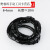 缠绕管电线保护套包线管4 8 10mm黑白色PE螺旋塑料缠绕带绕线管 4mm黑色
