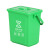 定制手提分类网绿色厨房专用厨余带盖拉圾筒20升适配 10升长方形桶+盖灰色其他