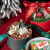 HYWLKJ圣诞抱抱桶慕斯蛋糕盒圣诞节透明半球创意diy手提礼盒烘焙空盒子 拉菲草 【琥珀金】50g 以图片为准