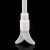 海斯迪克 HKC-185 PTFE四氟搅拌棒 月牙型高温搅拌桨 350/80/7mm 