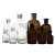 兰诗（LAUTEE）SY4055 试剂瓶 玻璃细口瓶 磨砂口透明小口瓶分装瓶 棕色1000ml （1个装)