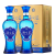 洋河海之蓝52度375mL 2瓶装 绵柔浓香型白酒 酒厂旗舰蓝色经典