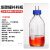 实验室补料瓶发酵罐不锈钢瓶盖1/2/3/4孔单通双通三通四通蓝盖试 三通100ml 4-6