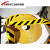 定制地胶贴耐磨橡胶 5S反光车位线定位划线 自粘标识黑黄警示防滑 黄黑光面10cm*33m