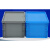 艾克心 物流箱 400×300×148mm 蓝色带平盖 5个/组（单位：组）7天内送达