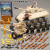 乐高军事系列二战德军山猫坦克虎式重型装甲车男孩子拼装积木玩具 帼军士兵48人+2大炮5重机枪