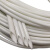 4KV绝缘套管玻璃纤维套管玻纤管 自熄管4000V内纤外胶管 0.8MM-12 直径2.0MM/100米 白色
