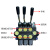 定制ZD102 ZT12液压多路阀手动换向阀 双向分配阀 控制单双向油缸 新款ZD-L112-5