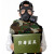 晋广源 FNJ05防毒面具过滤式呼吸全面具 单面具+君品罐+迷彩包+行军盒
