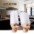 LISM定制适用一次性厨师帽加厚男女厨房工作帽子无纺布透气平顶圆顶帽 加厚高平帽(20只装)