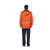 苏识SSLB027 常规款冬季加厚长袖工作服 简约舒适棉衣外套 创意个性连帽制服 防寒(颜色:红色)L