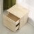 孔柔床头柜实木收纳柜储物柜创意松木小柜子床边柜电话桌 纯实木床头 实木床头柜