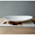 润韵嘉椭圆盘蒸鱼盘蔬菜沙拉盘米白色出口家用陶瓷餐具