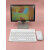适用步步高a776C mt6学习机sro平板蓝牙键盘鼠标 简洁白键盘+鼠标一套