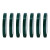 筑采 ZHUCAI 胶带绿色 5S彩色胶带定置线 0.5CM宽x66米定位标识划线胶带酒店厨房 7卷1组 5组起售 1组价