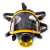 普达 自吸过滤式防毒面具 MJ-4002呼吸防护全面罩 面具+0.5米管子+P-A-3过滤罐