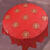 卡普罗 一次性桌布圆桌结婚酒席轻奢高级感加厚红色一次性餐桌布台布餐布【特厚印花100张】红色1.8米*1.8米