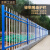 金蝎锌钢围墙护栏热镀锌栏杆铁艺围栏别墅小区庭院栅栏工厂隔离栏杆【中厚】额外加立柱（配套1.5米的）