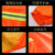批发橙红色反光雨衣雨裤套装 环卫工人园林公路绿化户外雨衣 内衬网格里布 M