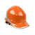 代尔塔102018ABS绝缘安全帽(顶) 橙色 1顶 