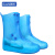 苏识 防水防滑硅胶户外加厚耐磨脚套雨鞋套 XL 蓝色中筒 双 3132125