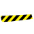 橙安盾 警戒线 一米线地贴 地面磨砂防滑贴3M地贴（黄/黑）8cm×120cm(5条装）