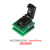 WSON8烧录座QFN8编程座6*8mm5*6测试座25系列芯片flash翻盖适配器 WSON8QFN8成品座56mm带PCB板