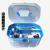 恋品惠完美产品示范工具箱实验套装玛丽艳大容量双层收纳盒多功能工具 蓝色整套2