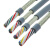 定制耐油耐折线灰色TRVVP10芯0.3柔性屏蔽拖链电缆RVVP 8芯0.5平 拖链屏蔽线 6芯x0.5平(5米)