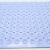 赫思迪格 PVC防滑垫 按摩脚垫 浴室浴缸防滑垫 洗澡防滑吸盘垫子 蓝色45*78cm JG-1825