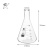 三角烧瓶小口50 150 200 250ml三角瓶锥形瓶实验室锥形烧瓶 小口3000ml3L