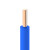 起帆(QIFAN)电线电缆 国标铜芯特软线 阻燃多股软线 导线信号线ZB/ZR-RV1.5平方48*0.2mm 100米蓝色