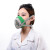 保为康 3800防尘面罩KN90每套含滤棉4片 防颗粒工业粉尘面具