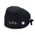 海斯迪克 HKQS-58 手术帽 棉加扣吸汗巾 心电图刺绣护士帽 印花包头帽医生帽 白色