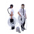 电动送风式长管呼吸器 防尘防毒面罩面具单人电动送风式长管呼吸 双人电动带锂电池20米(15小时)