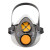 思创科技 硅胶防尘面罩口罩防细微颗粒物打磨半面具KN95面罩 ST-1080 5套