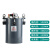 百瑞川 碳钢压力桶喷漆储料罐气动送料筒点胶机胶水分装桶点胶阀 剪板 碳钢压力桶3L 