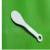 多用途精致小勺子 食用勺 膏勺 塑料勺 小平勺 雪糕勺 包装勺 乳白色没独立