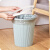 厨房塑料垃圾桶卫生间厕所大号简约客厅卧室办公室压圈废纸篓 淡绿大号约11L+100只垃圾袋