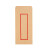 希万辉 中国风复古牛皮纸创意信纸信封套装 5个红框信封+10张信纸
