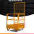 普力捷 工业叉车安全笼载人安全平台户外维修高空作业仓储载人登高可折叠定制 NK30A(950*950mm)