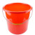 卧虎藏龙 红色手提塑料水桶 加厚洗车桶储水桶清洁塑料胶水桶 1个