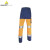 代尔塔 404013 安全服衣服安全交通户外通勤高能见度工作裤子 荧光橙拼海军蓝 S码 1件装