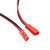 10套 J对插线 2P连接线 LED公母插头 公母接插件 红黑线 10套装 100mm