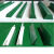PVC绿色T型挡板输送带隔条工业皮带梯形导条防跑偏流水线爬坡横条 绿色T90高90mm 一米